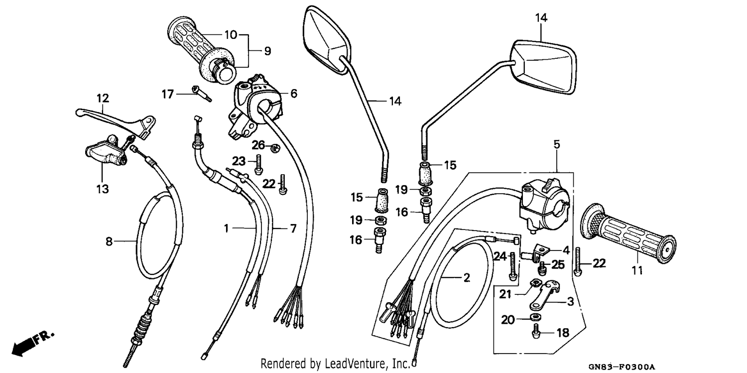 HANDLE LEVER/SWITCH/CABLE