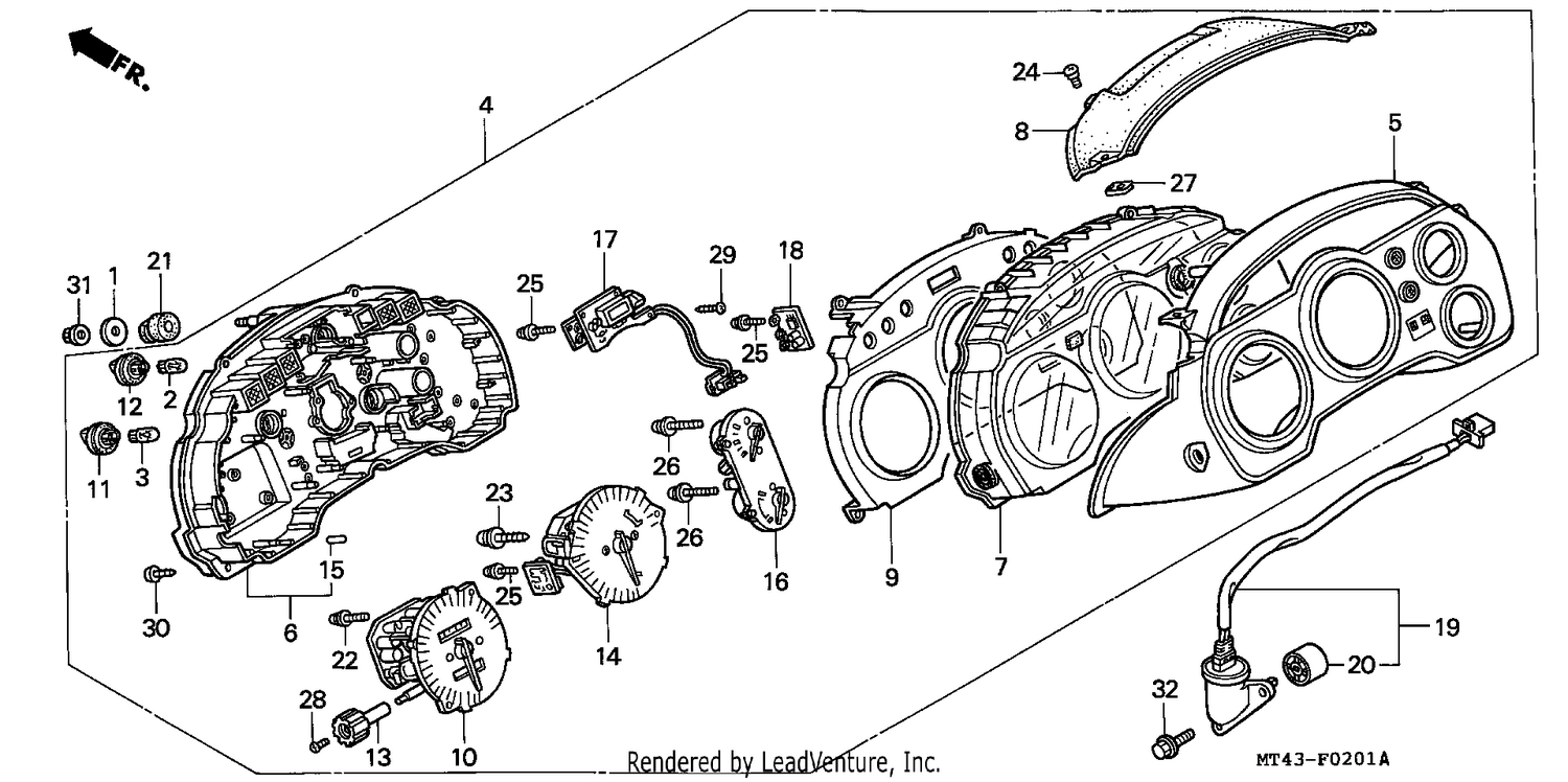 METER (VFR750FR/FS/FT/FV)