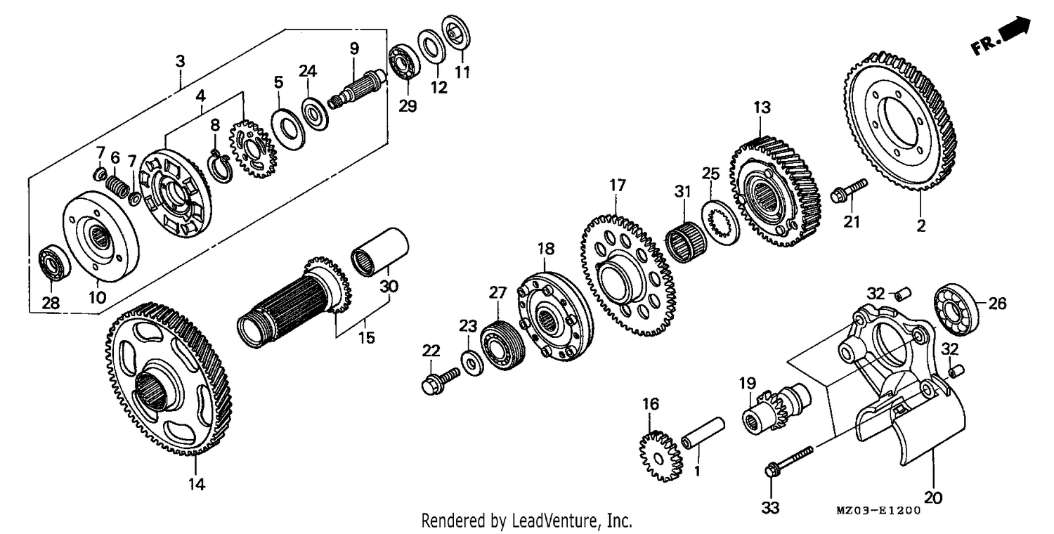 PRIMARY DRIVE GEAR