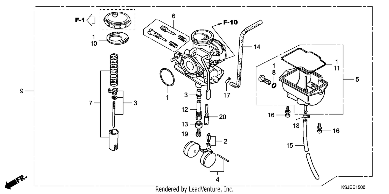 CARBURETOR (CRF80F)