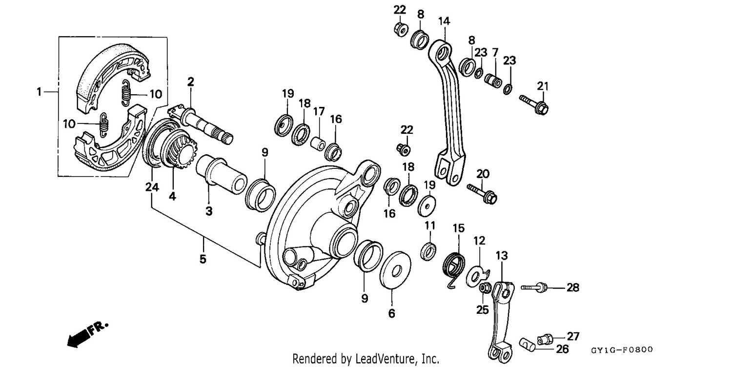 FRONT BRAKE PANEL
