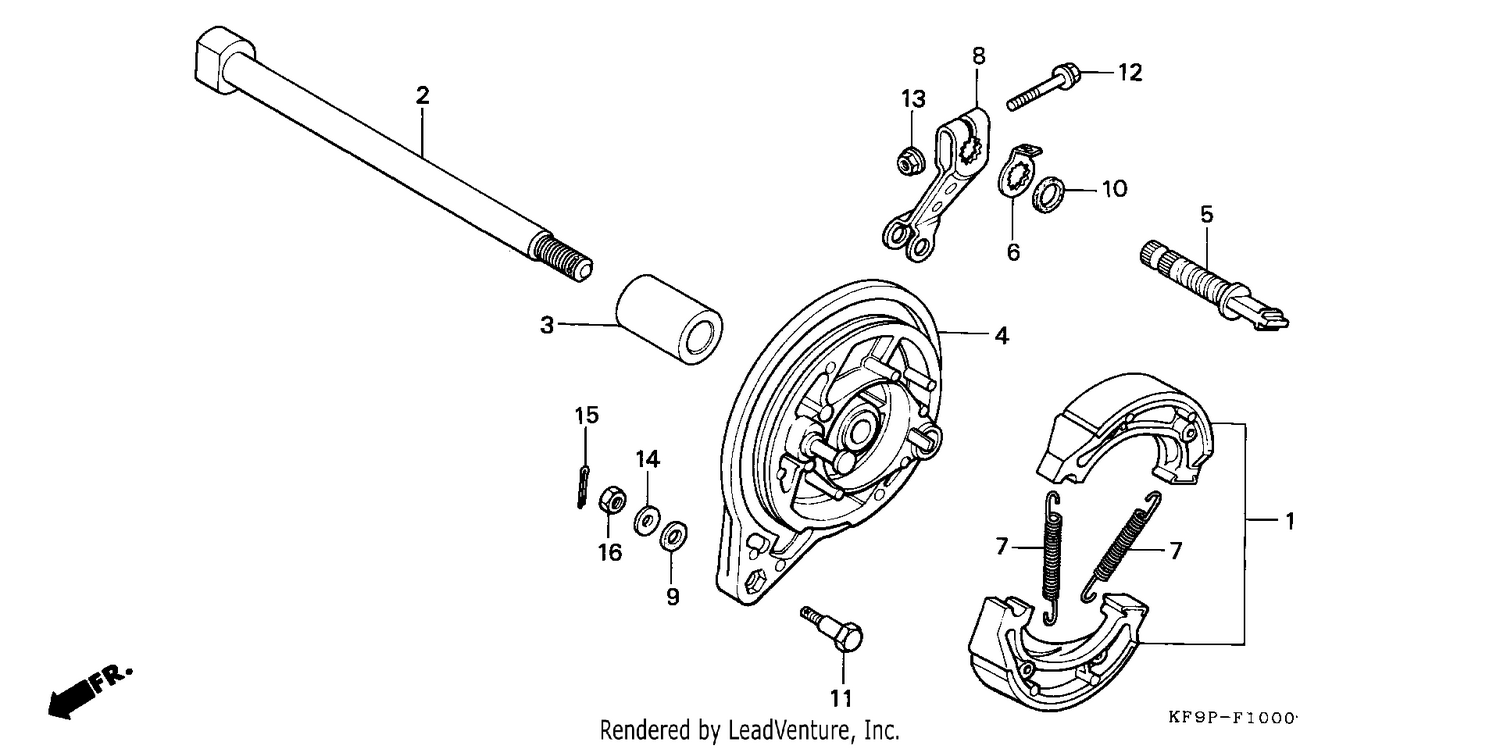 REAR BRAKE PANEL