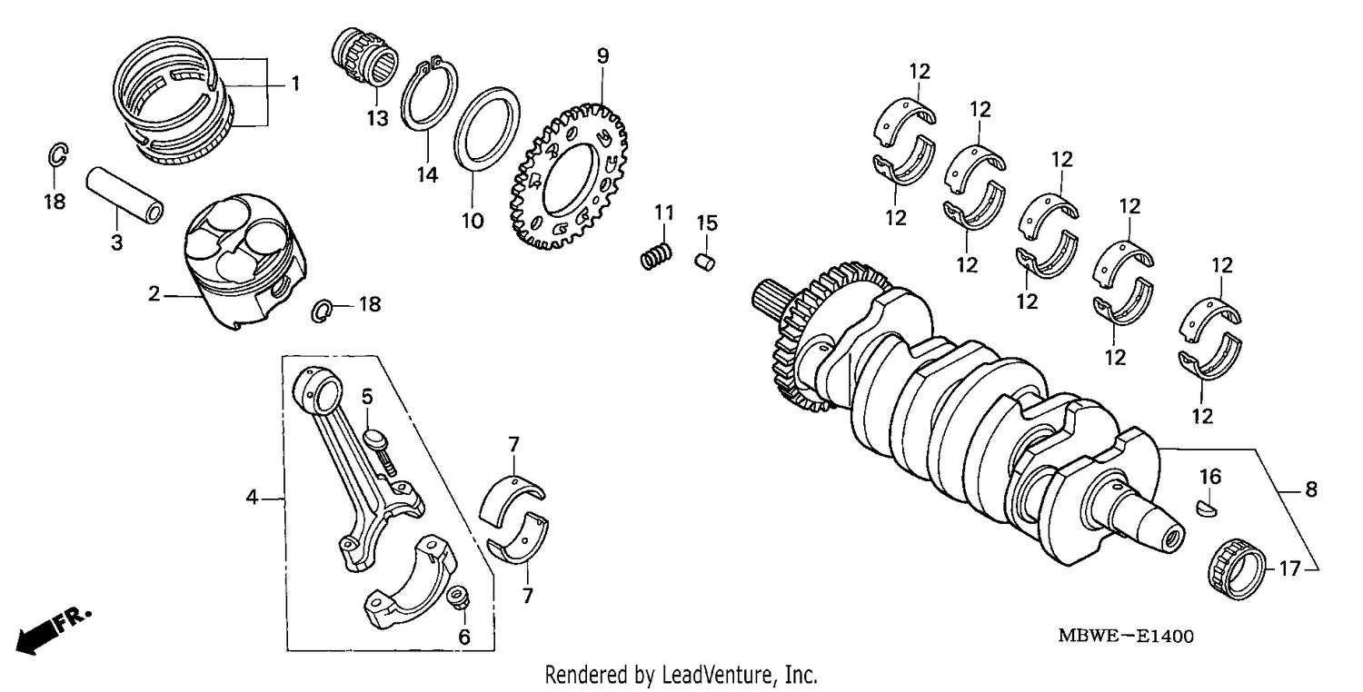 CRANKSHAFT/PISTON
