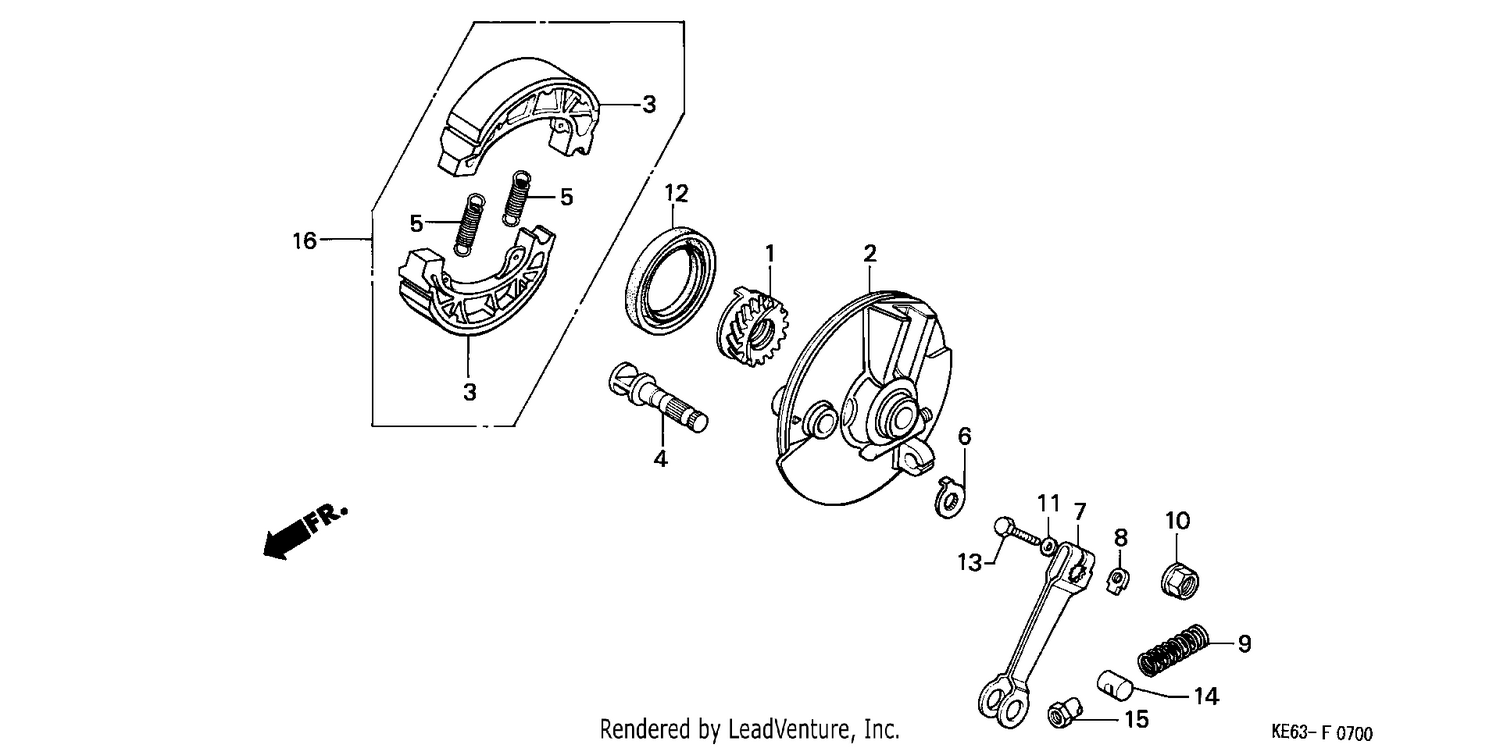 FRONT BRAKE PANEL