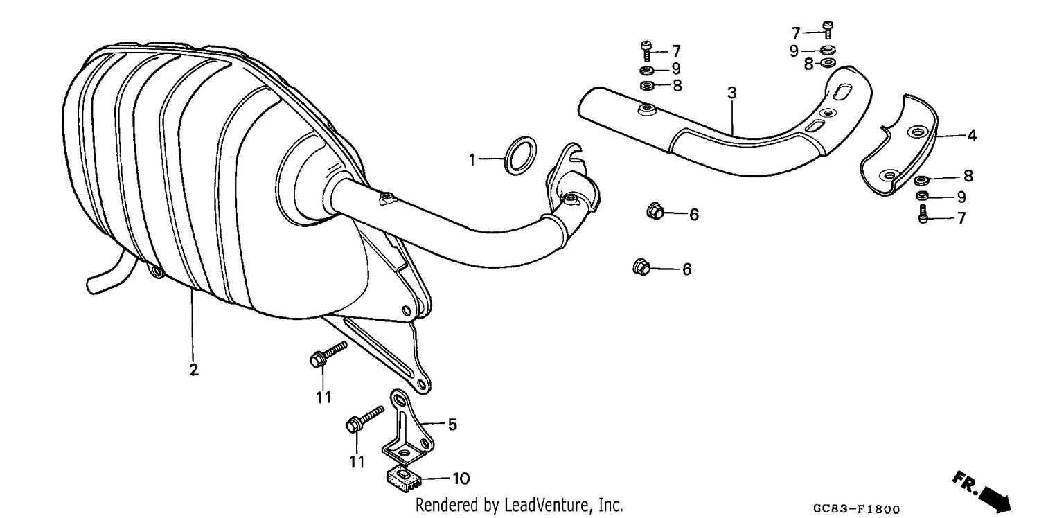 EXHAUST MUFFLER