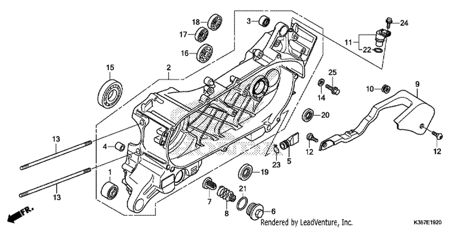 20 LEFT CRANKCASE
