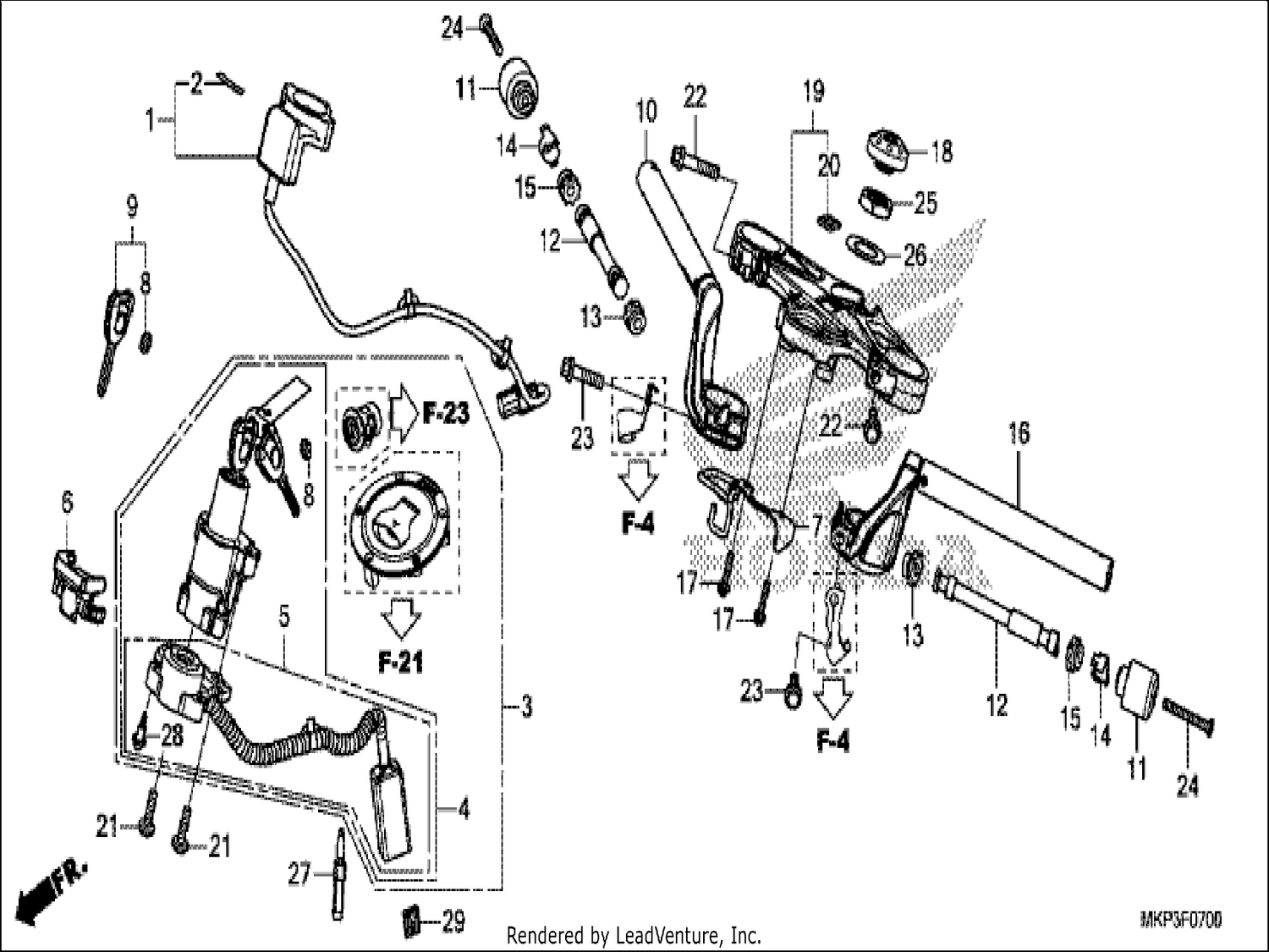  HANDLE PIPE/TOP BRIDGE