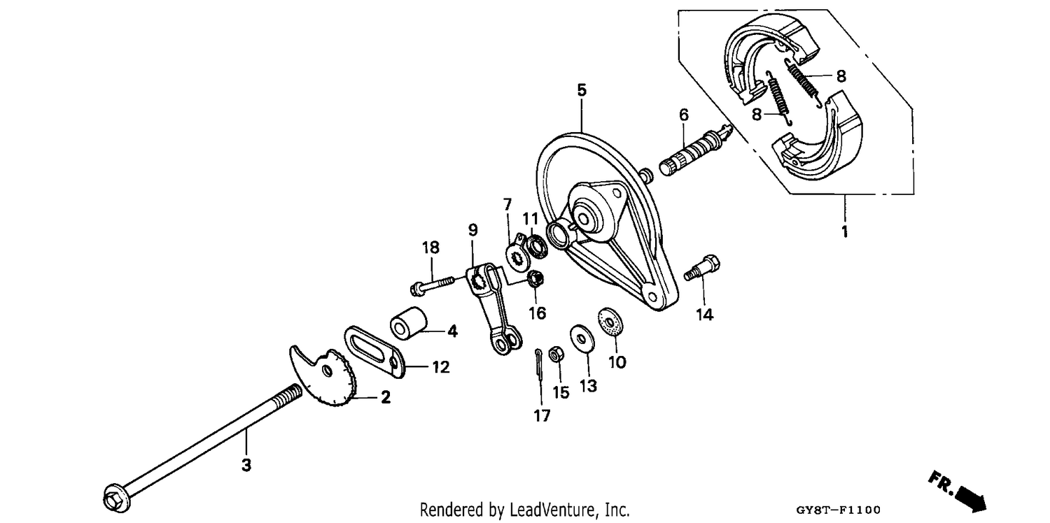 REAR BRAKE PANEL