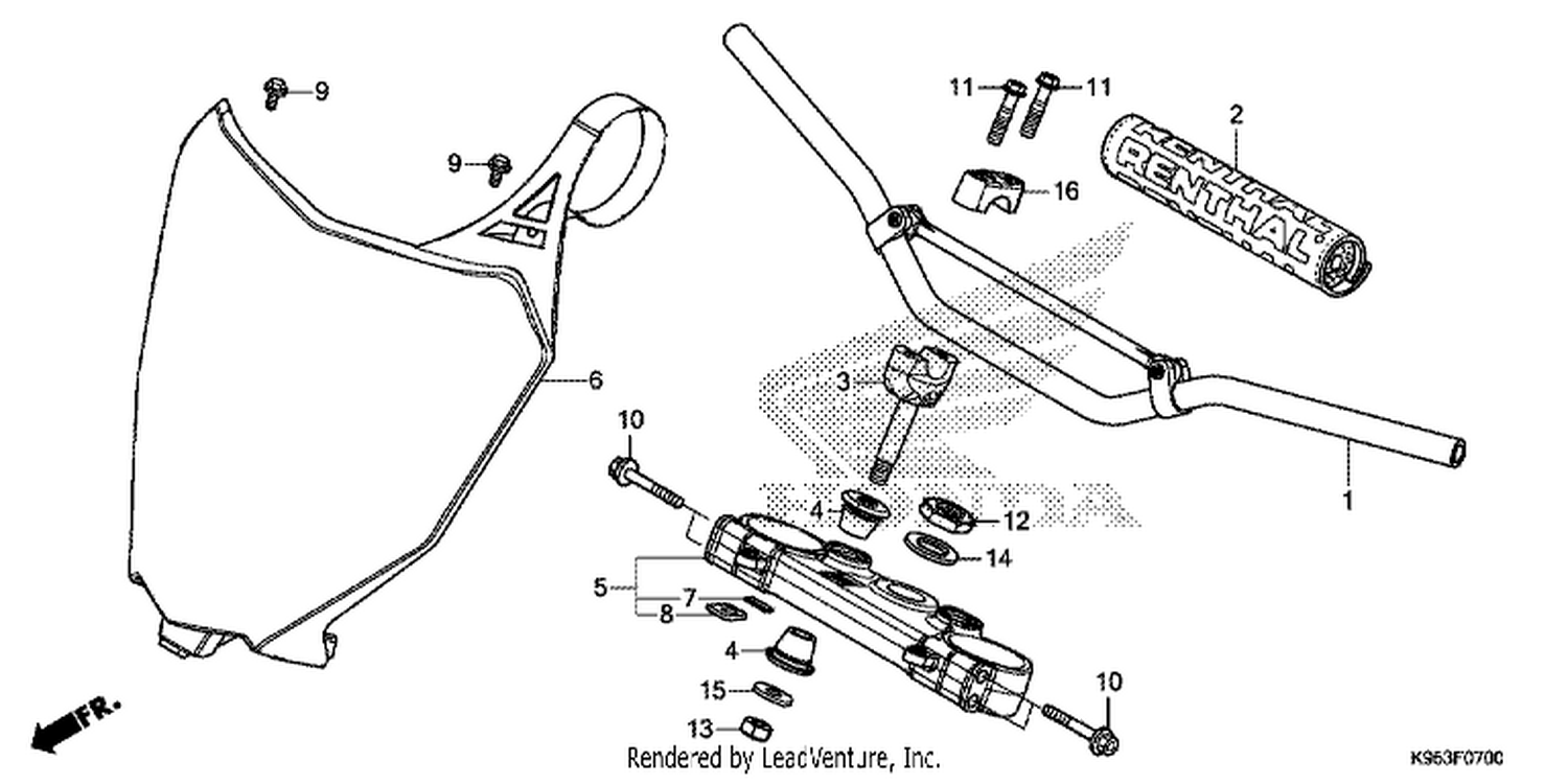  HANDLE PIPE/TOP BRIDGE