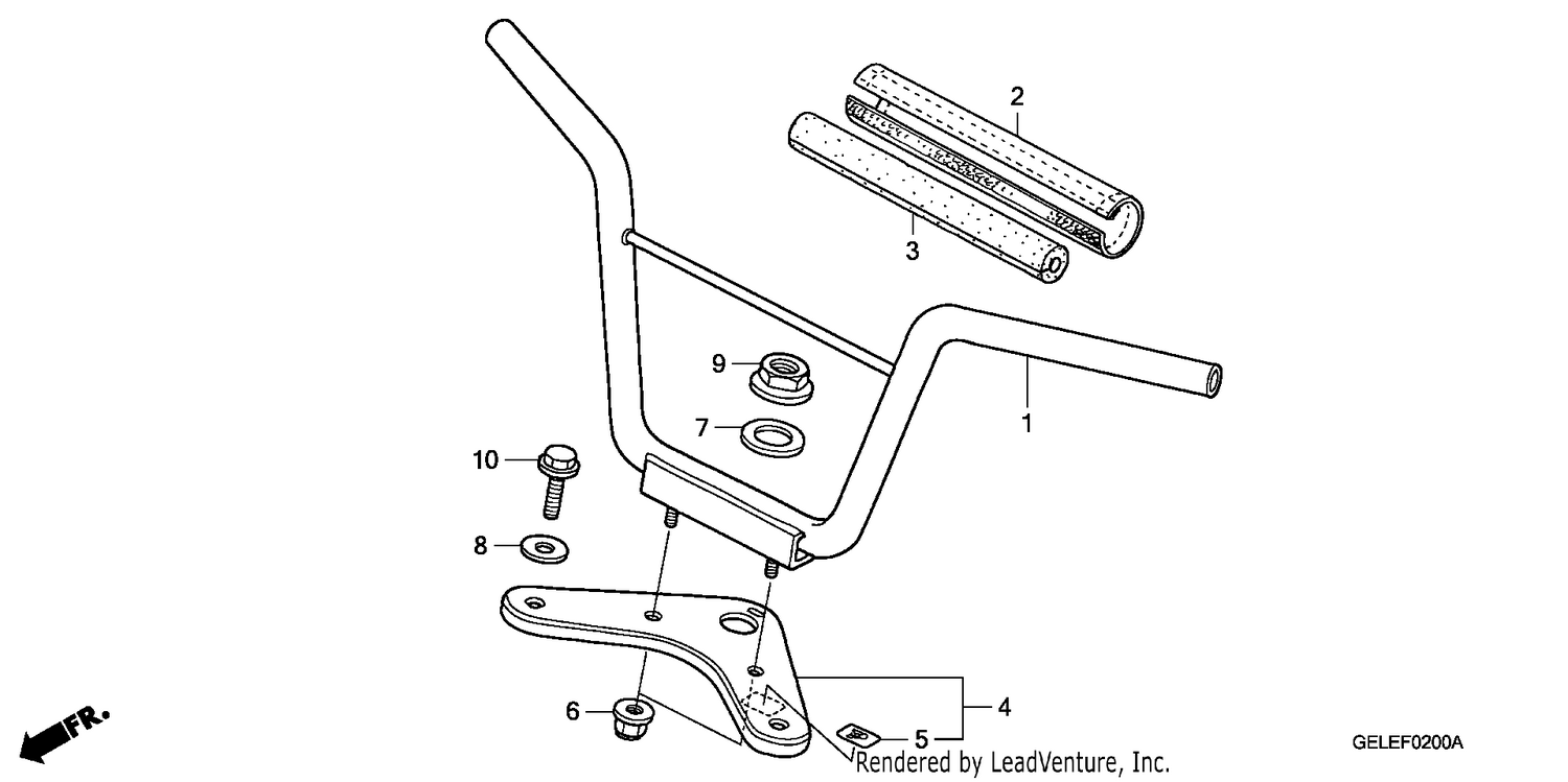 HANDLE PIPE/TOP BRIDGE