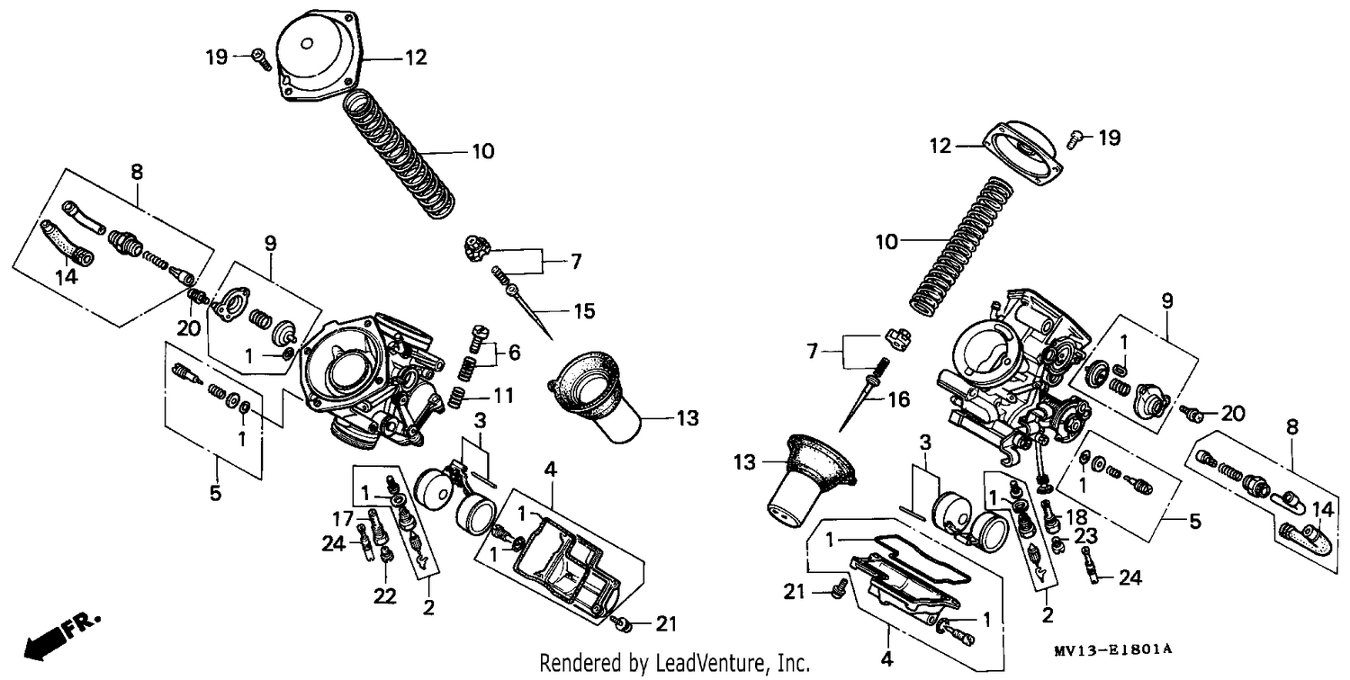 CARBURETOR (COMPONENT PARTS)