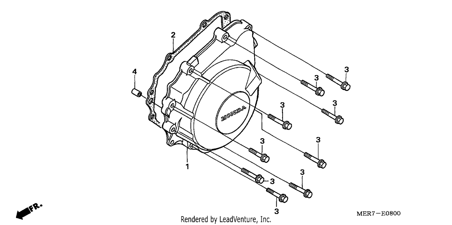 GENERATOR COVER (CBF600S6/SA6/N6/NA6)