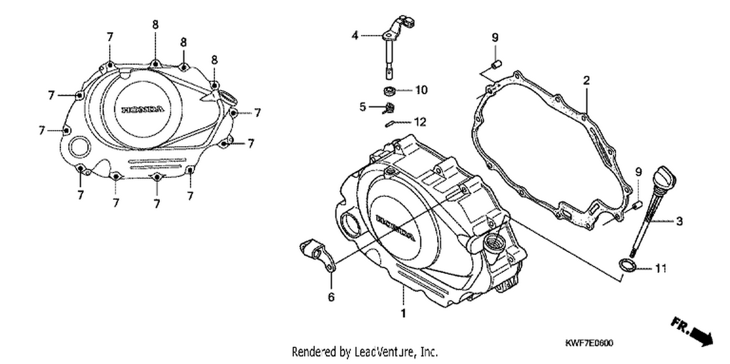 RIGHT CRANKCASE COVER