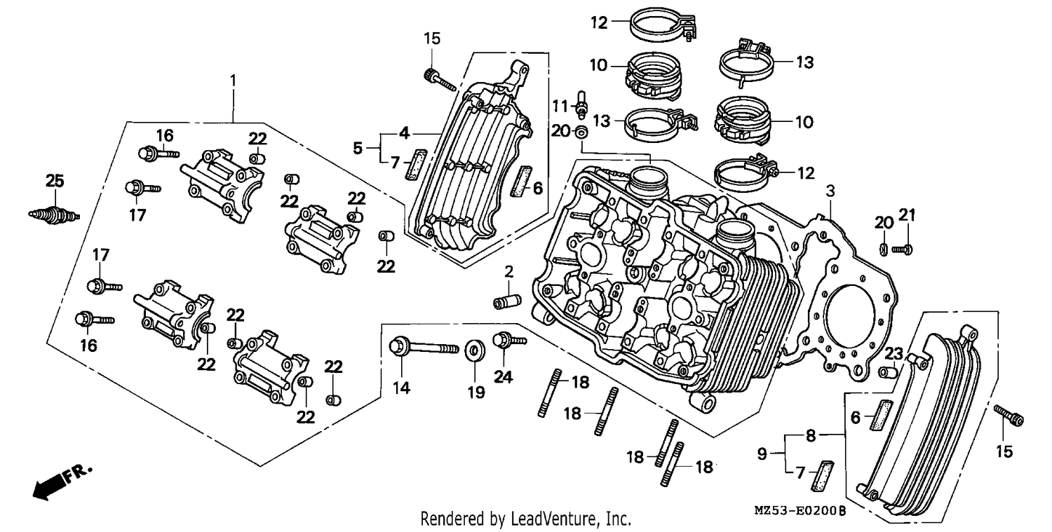 CYLINDER HEAD (FRONT)