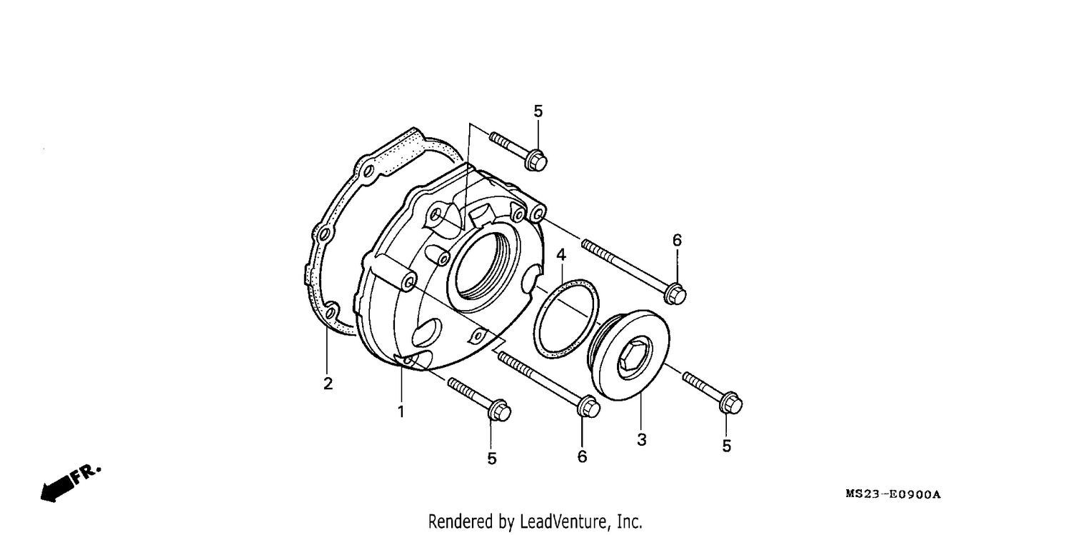 LEFT CRANKCASE COVER