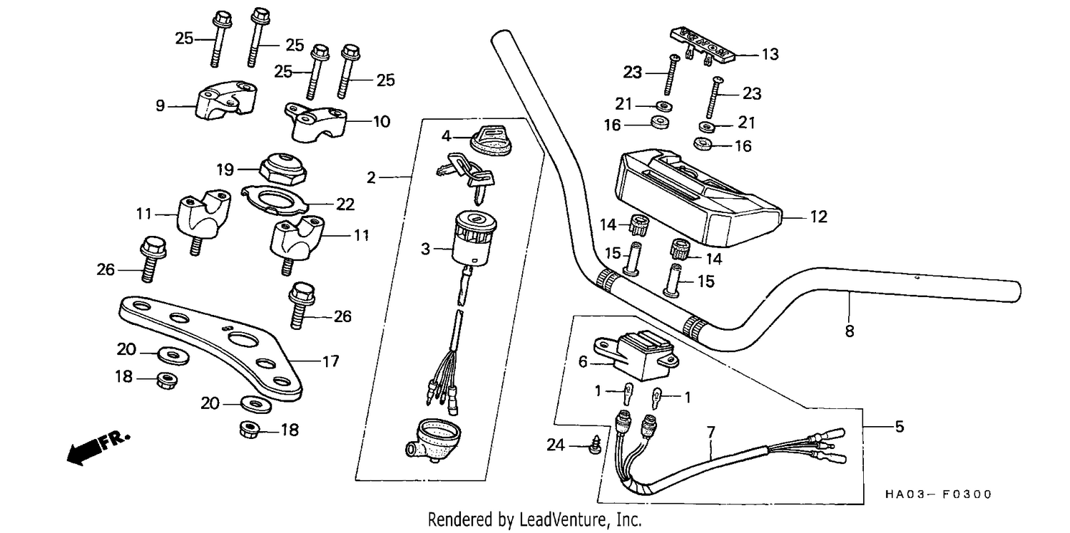 HANDLE PIPE/TOP BRIDGE