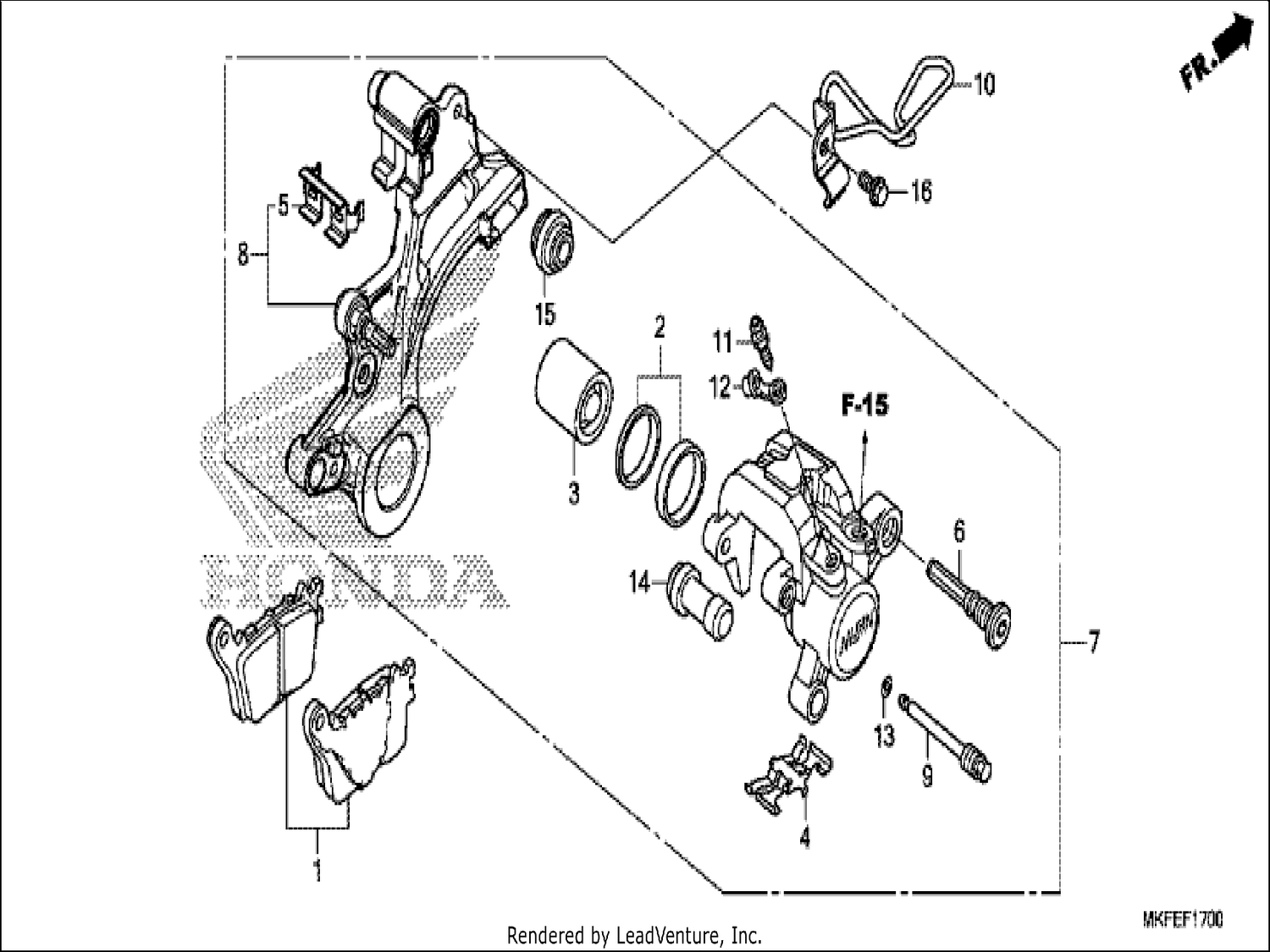  REAR BRAKE CALIPER