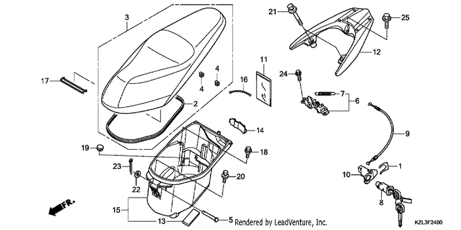  SEAT/LUGGAGE BOX