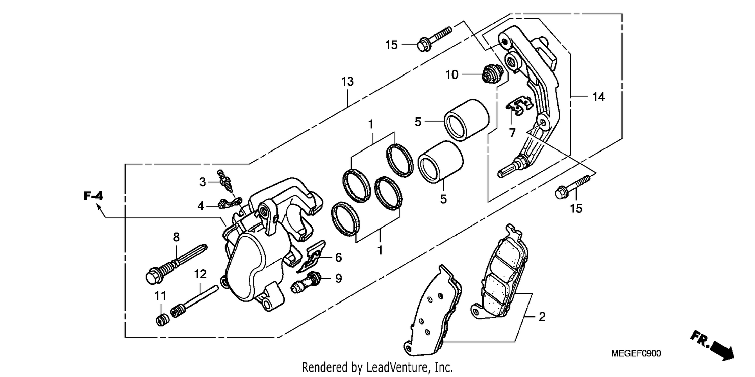 FRONT BRAKE CALIPER