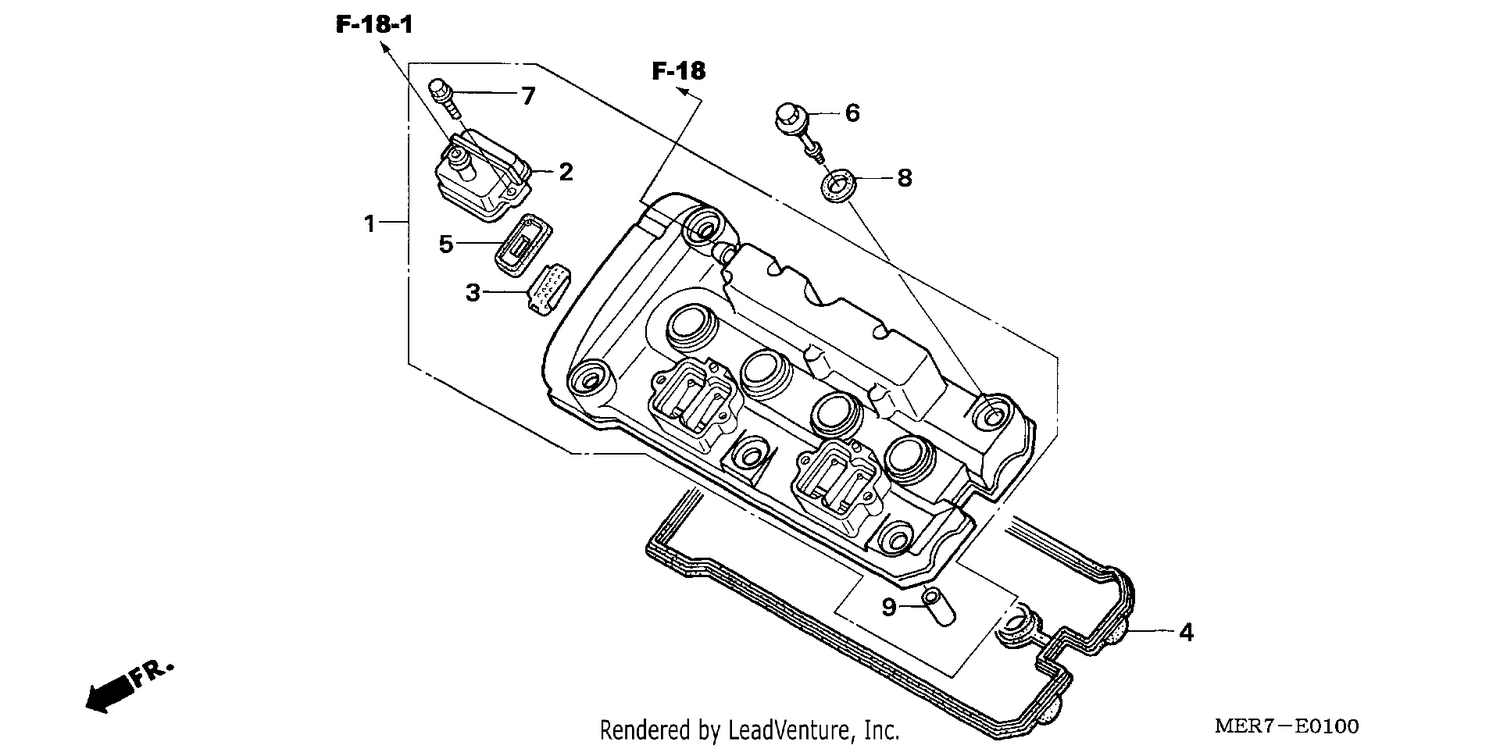 CYLINDER HEAD COVER (CBF600S6/SA6/N6/NA6)