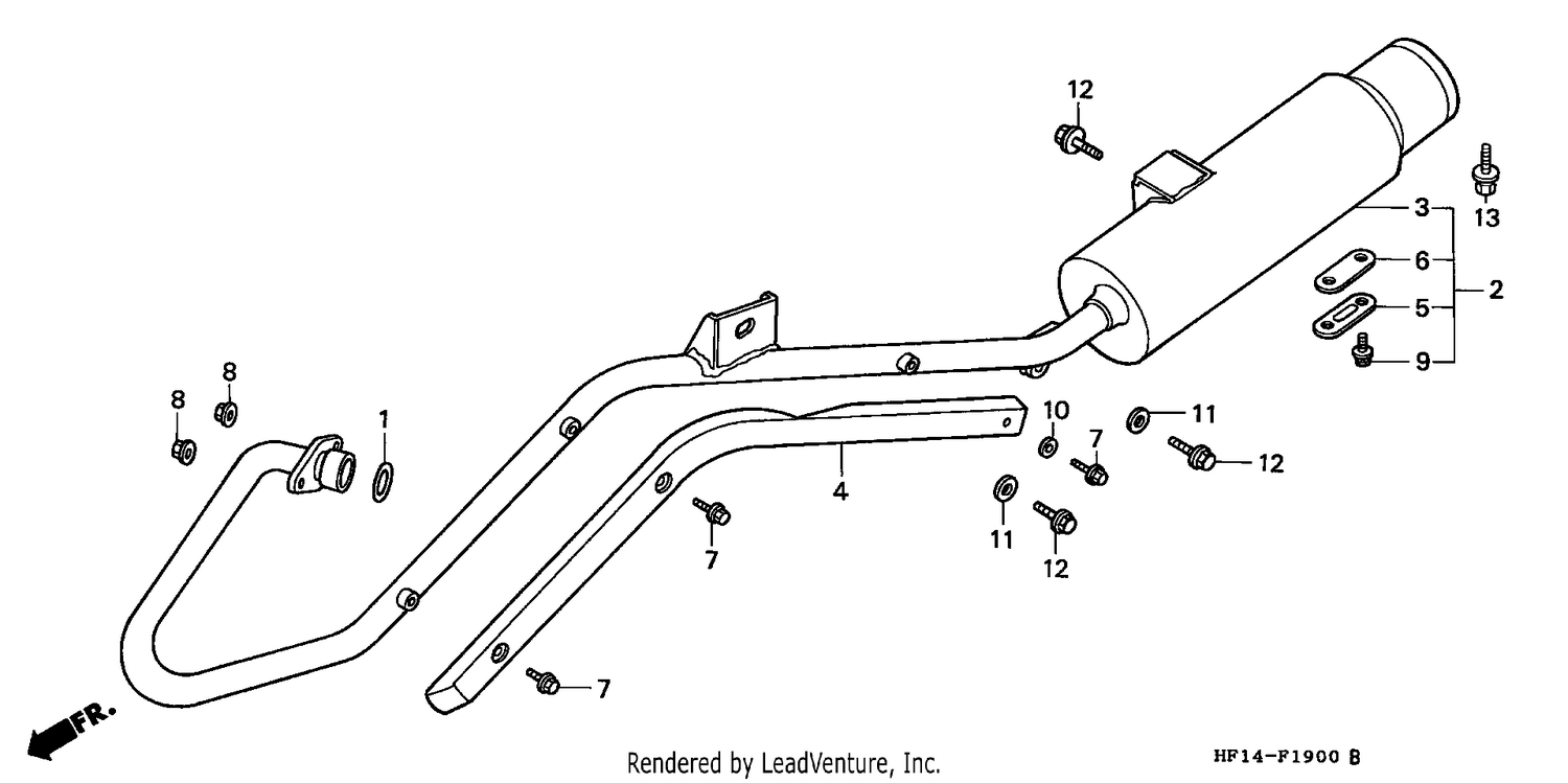 EXHAUST MUFFLER