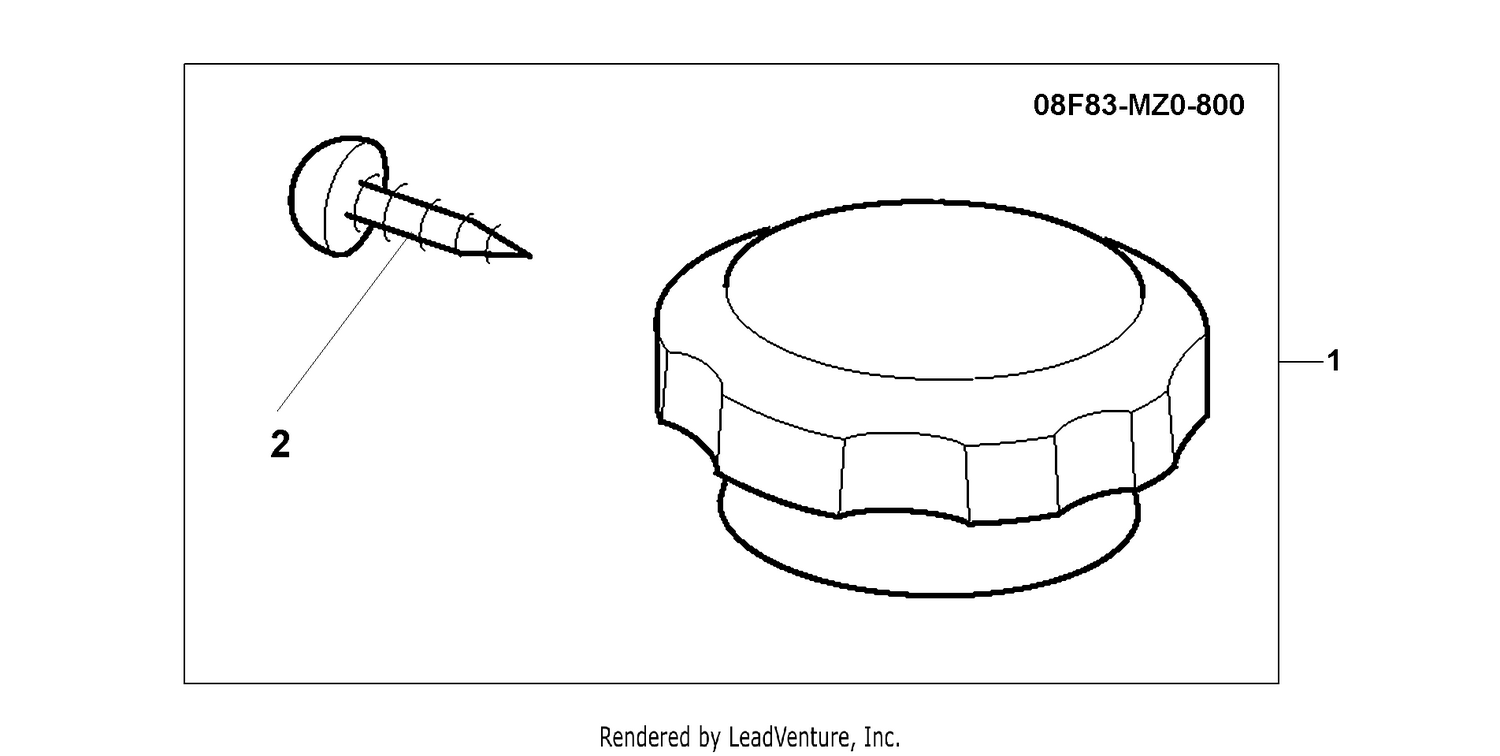 CHRM RADIATOR CAP