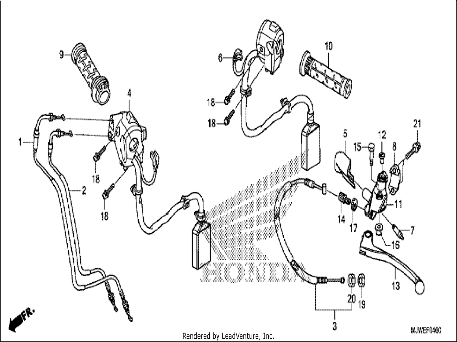  HANDLE LEVER/SWITCH/CABLE