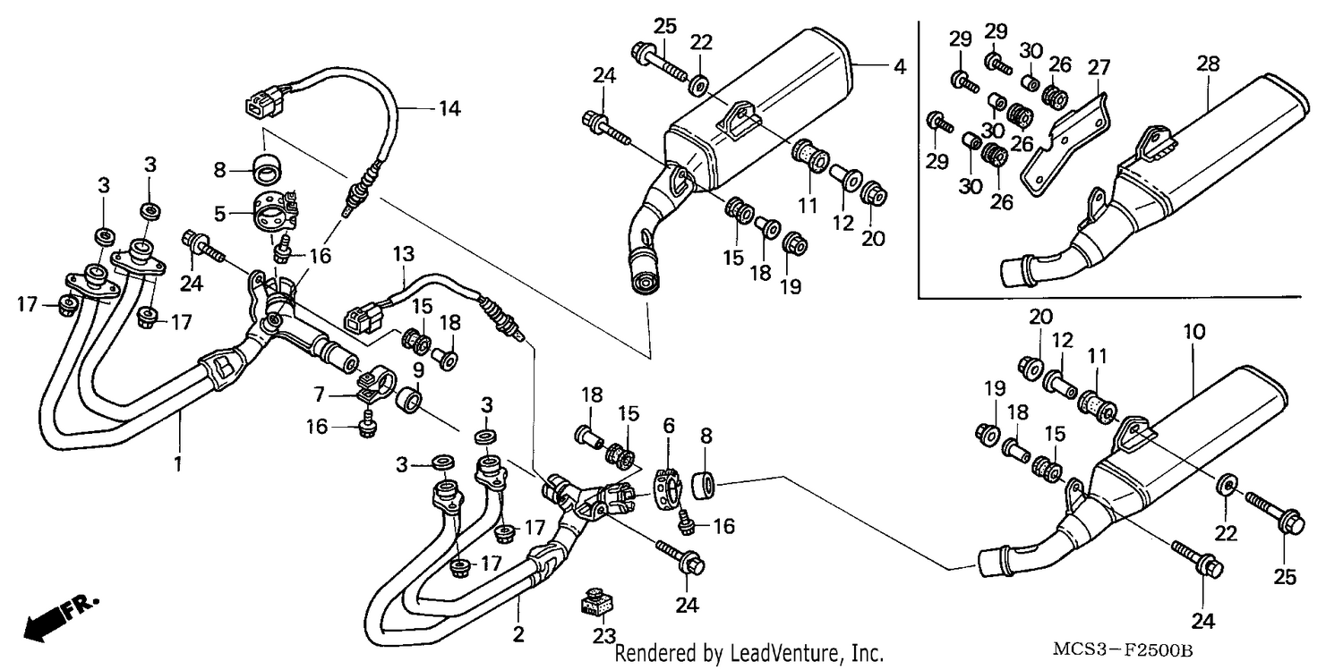 EXHAUST MUFFLER