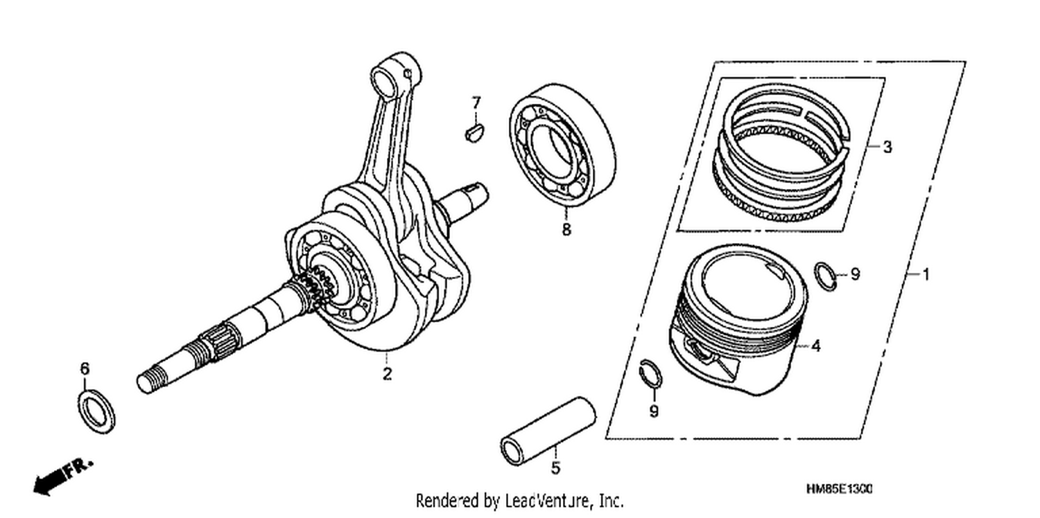  CRANKSHAFT/ PI STON