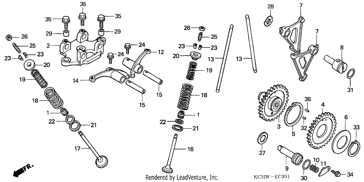 CAMSHAFT/VALVE (2)