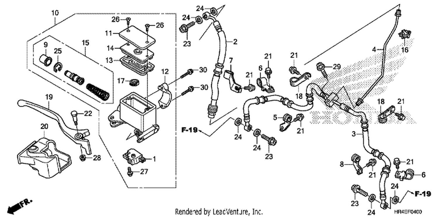  FRONT BRAKE MASTER CYLI NDER