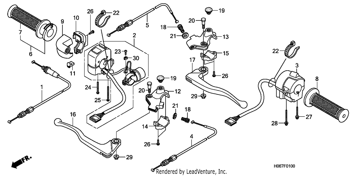 HANDLE LEVER/SWITCH/CABLE