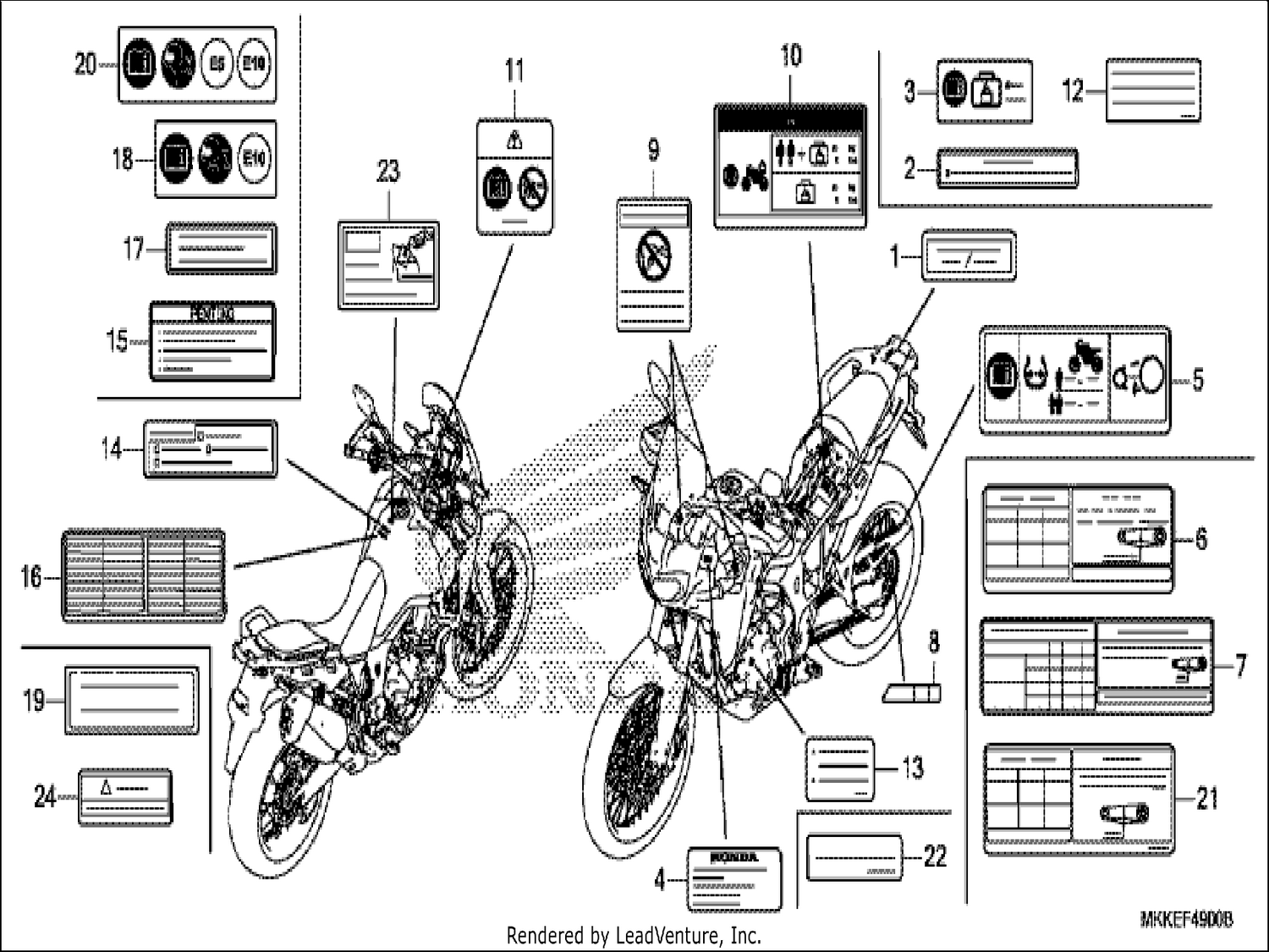  CAUTION LABEL (CRF1000A/AL/D/DL)