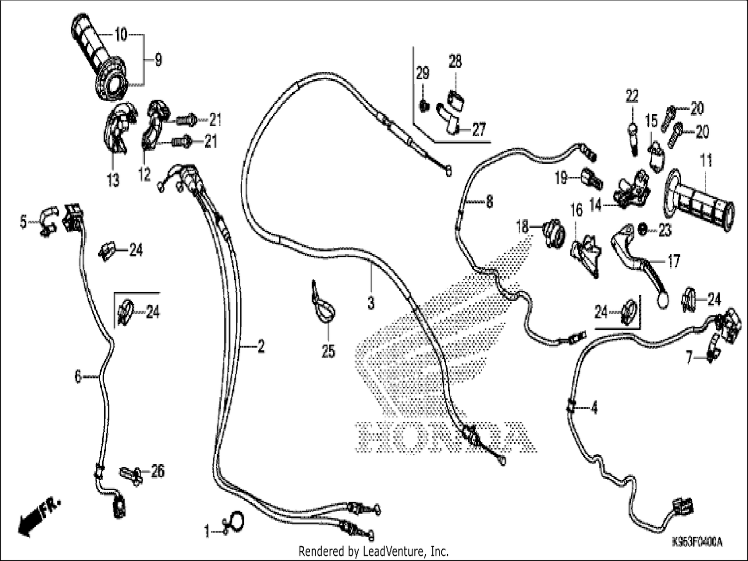  HANDLE LEVER/SWITCH/CABLE