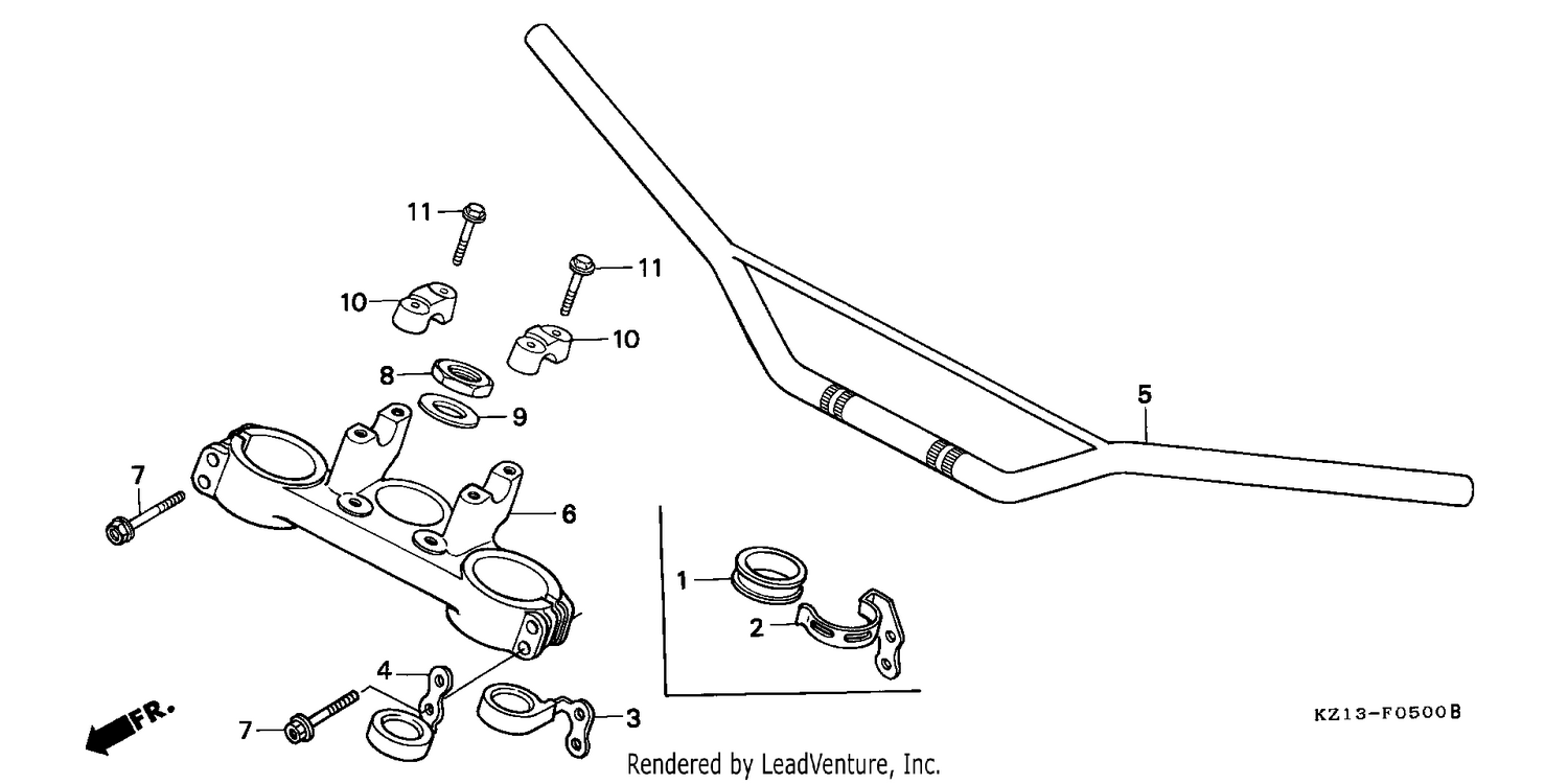 HANDLE PIPE/TOP BRIDGE