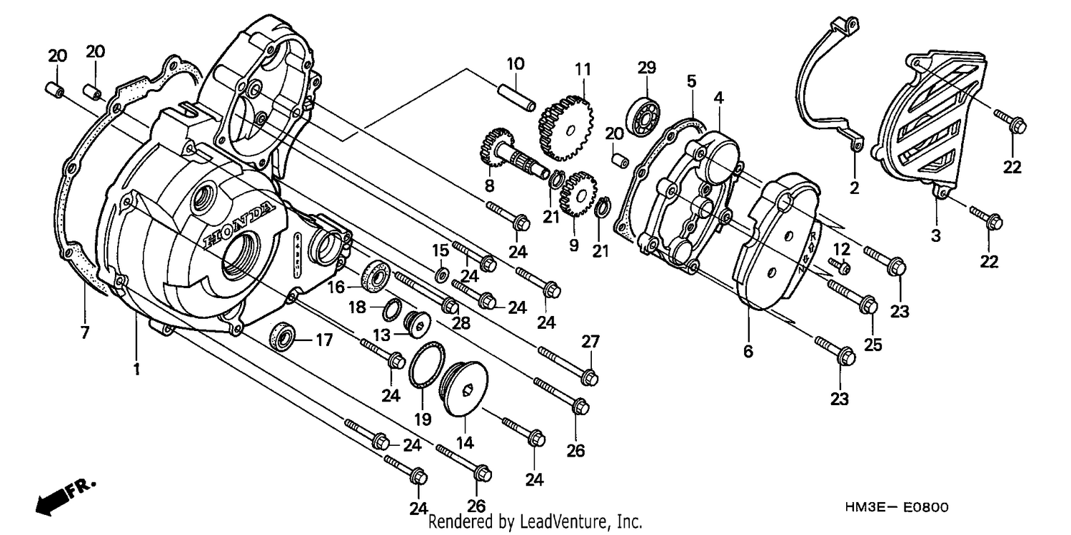 LEFT CRANKCASE COVER