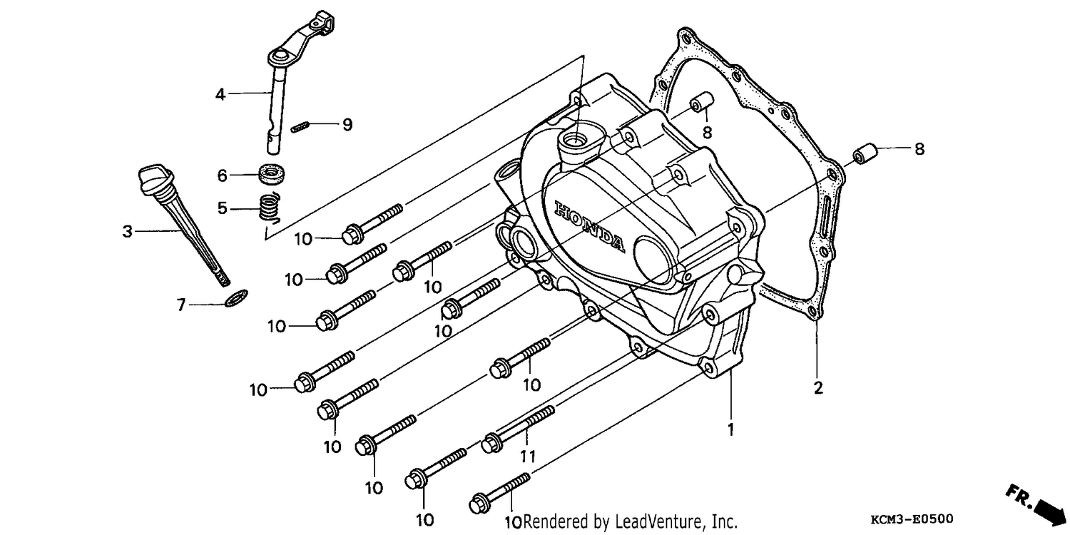 RIGHT CRANKCASE COVER