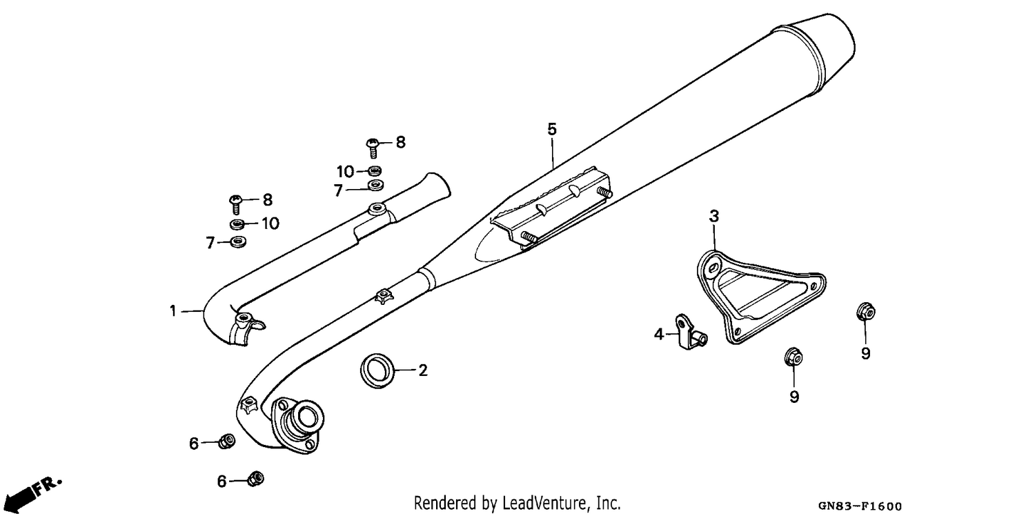 EXHAUST MUFFLER