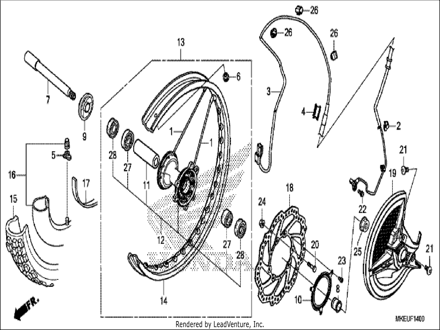  FRONT WHEEL