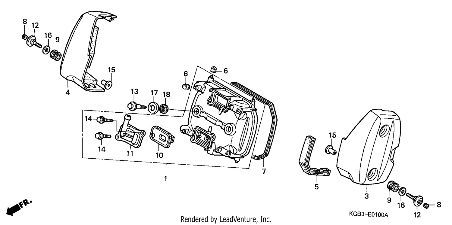 CYLINDER HEAD COVER (FRONT)