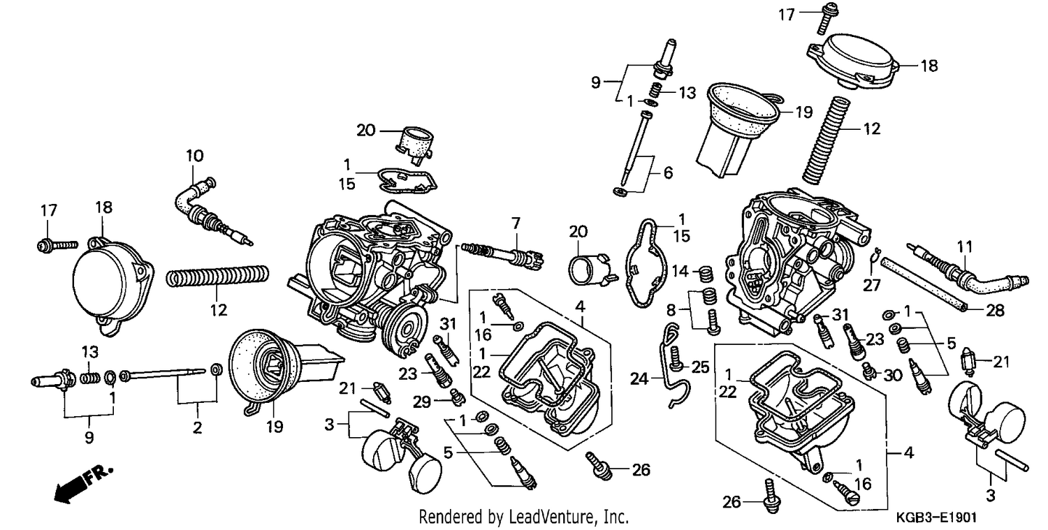 CARBURETOR (COMPONENT PARTS)