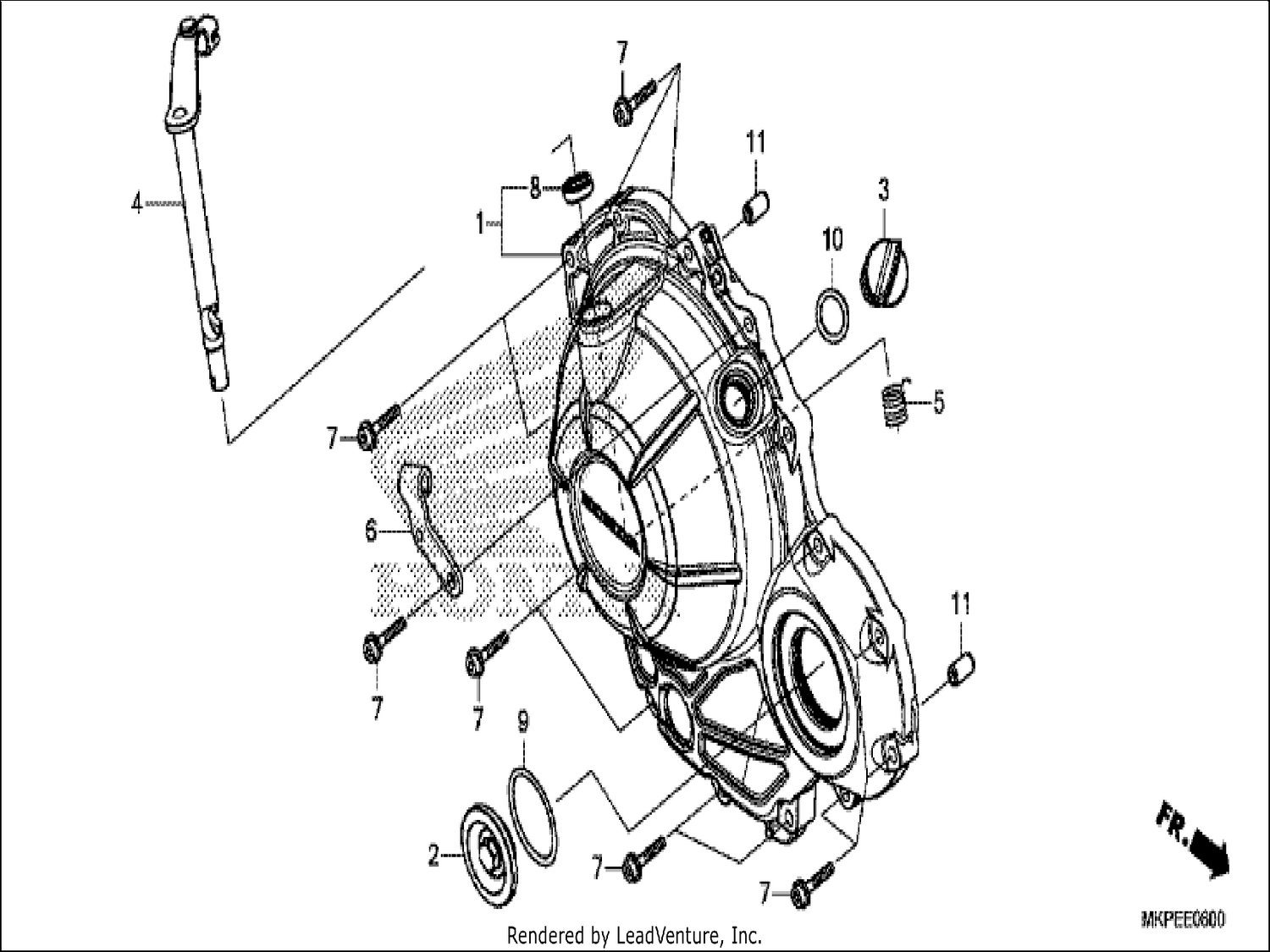  RIGHT CRANKCASE COVER