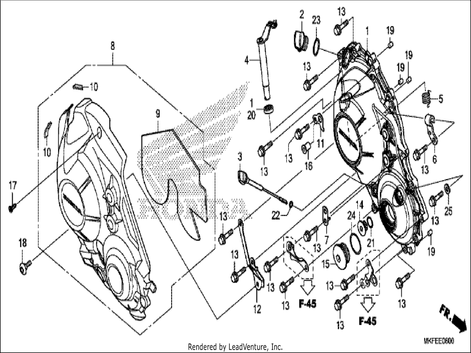  RIGHT CRANKCASE COVER