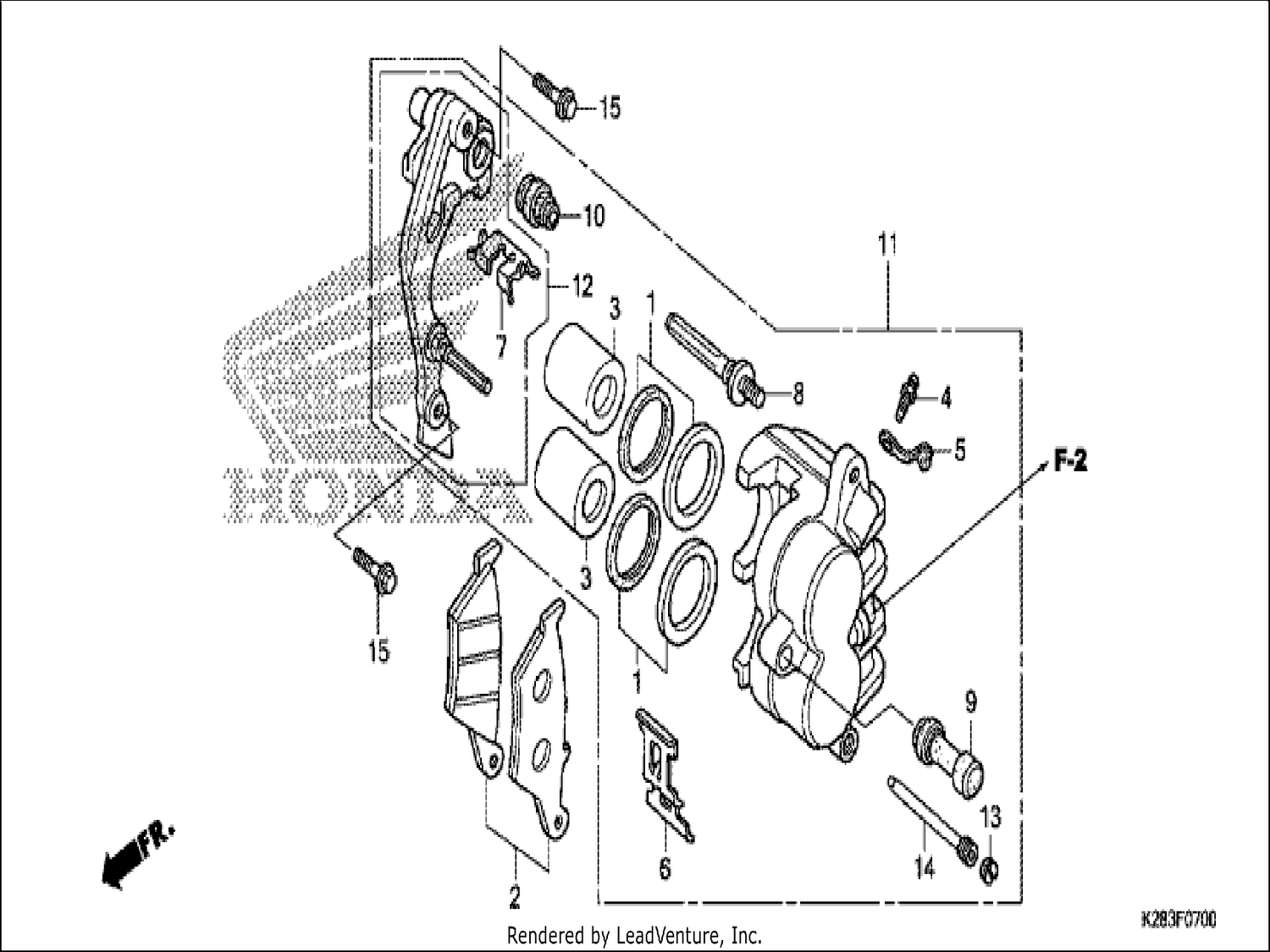  FRONT BRAKE CALIPER