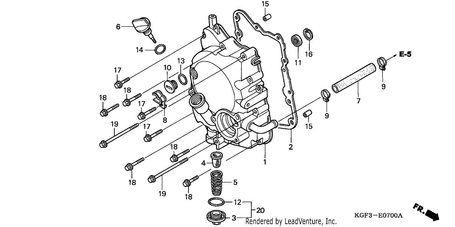 RIGHT CRANKCASE COVER