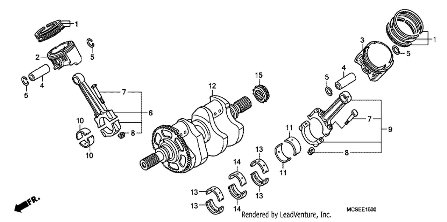  CRANKSHAFT/PISTON
