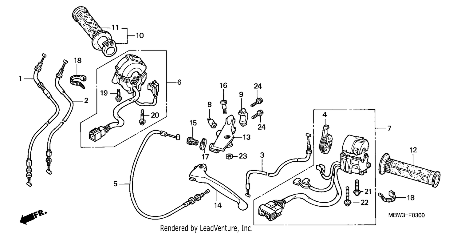 HANDLE LEVER/SWITCH/CABLE (1)