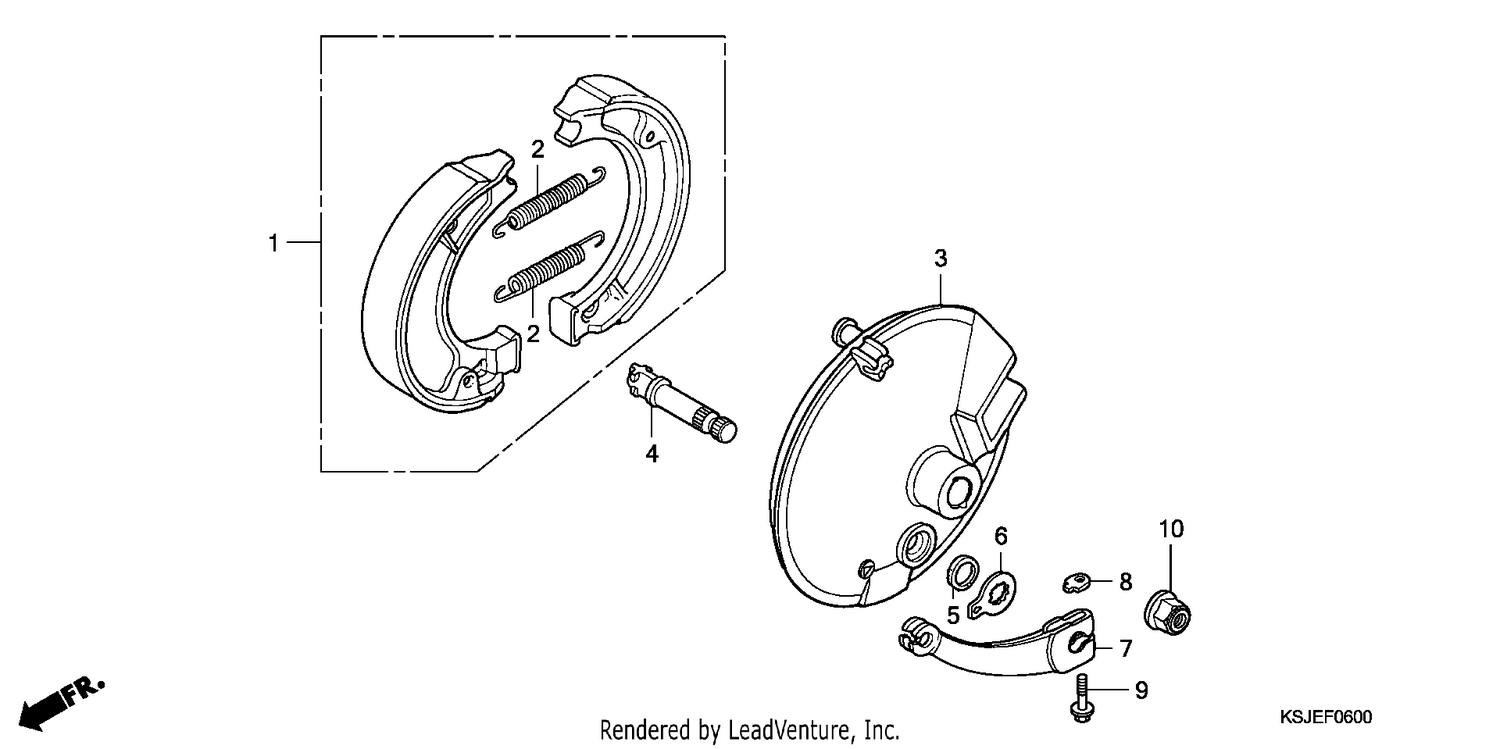 FRONT BRAKE PANEL