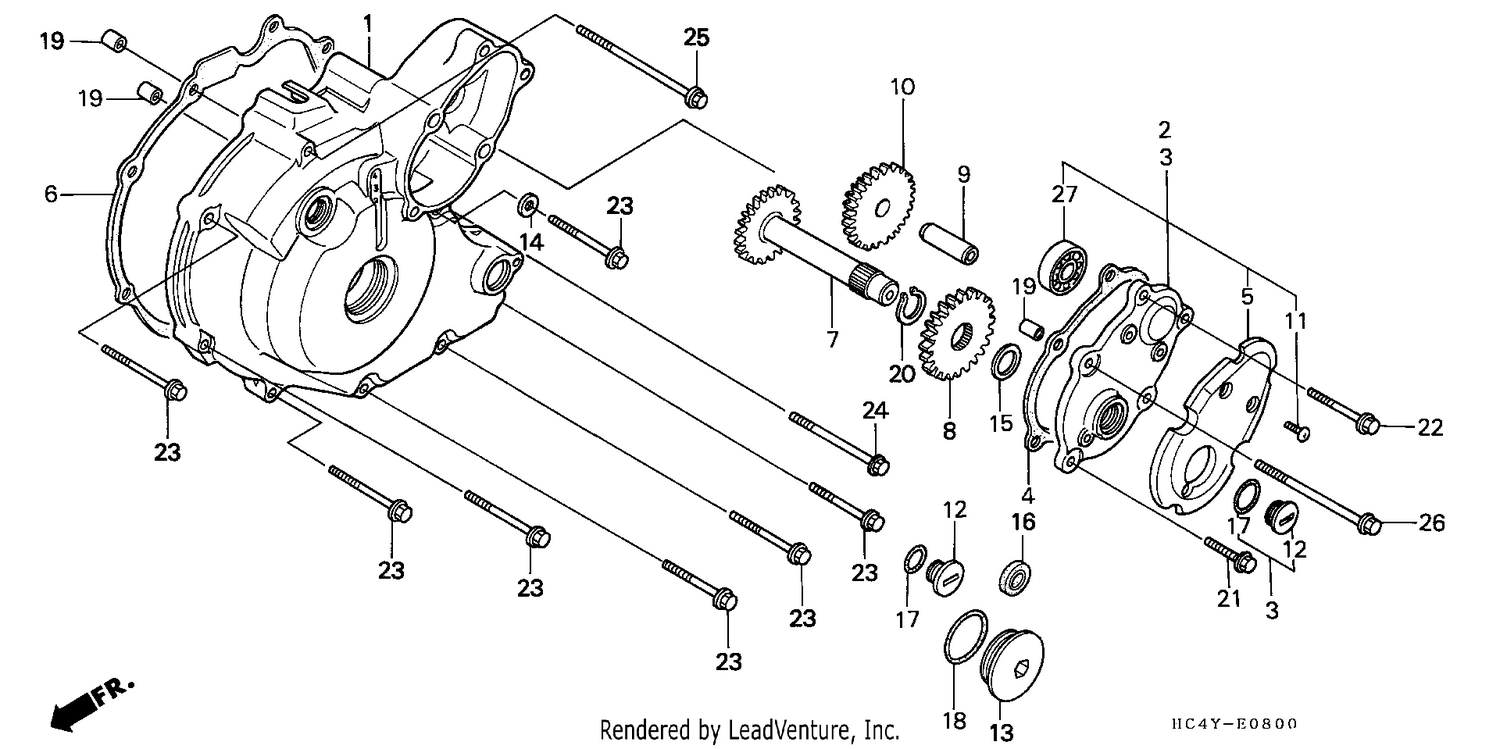 LEFT CRANKCASE COVER