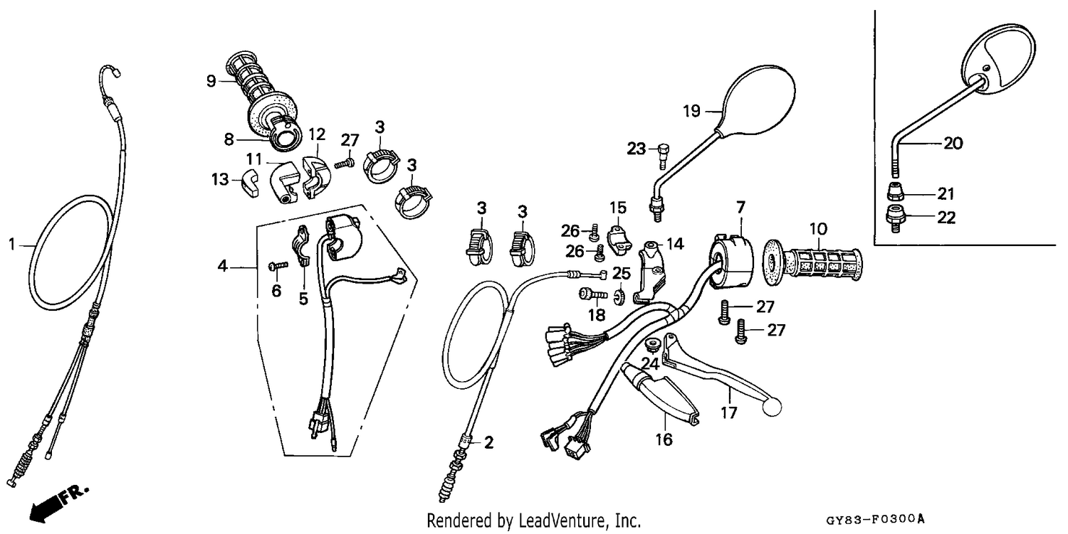 HANDLE LEVER/SWITCH/CABLE
